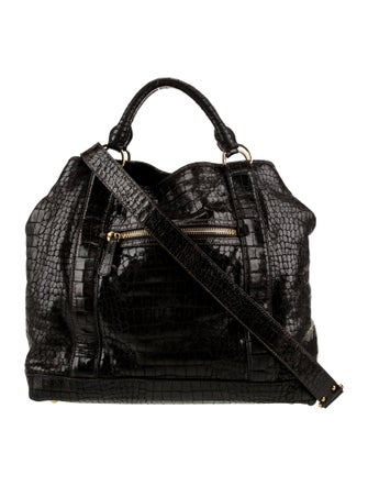 Miu Miu Embossed Leather Hobo