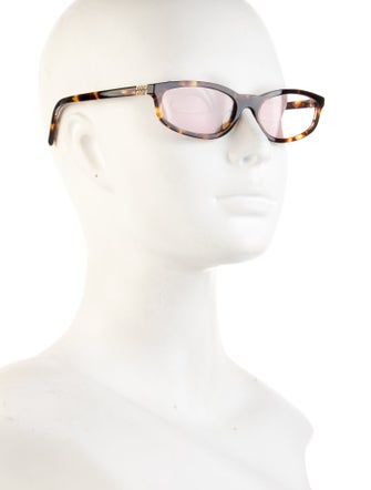 Miu Miu Round Tinted Sunglasses