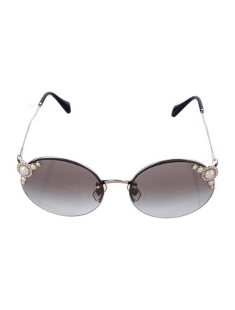 Miu Miu Cat-Eye Gradient Sunglasses