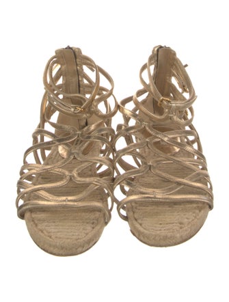 Miu Miu Leather Gladiator Sandals