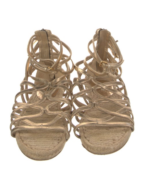 Miu Miu Leather Gladiator Sandals