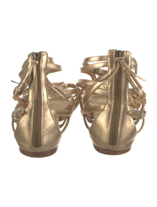 Miu Miu Leather Gladiator Sandals