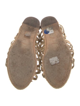 Miu Miu Leather Gladiator Sandals