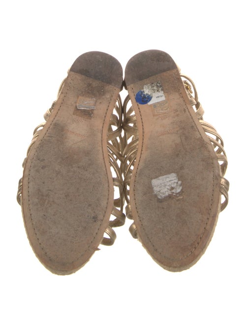 Miu Miu Leather Gladiator Sandals
