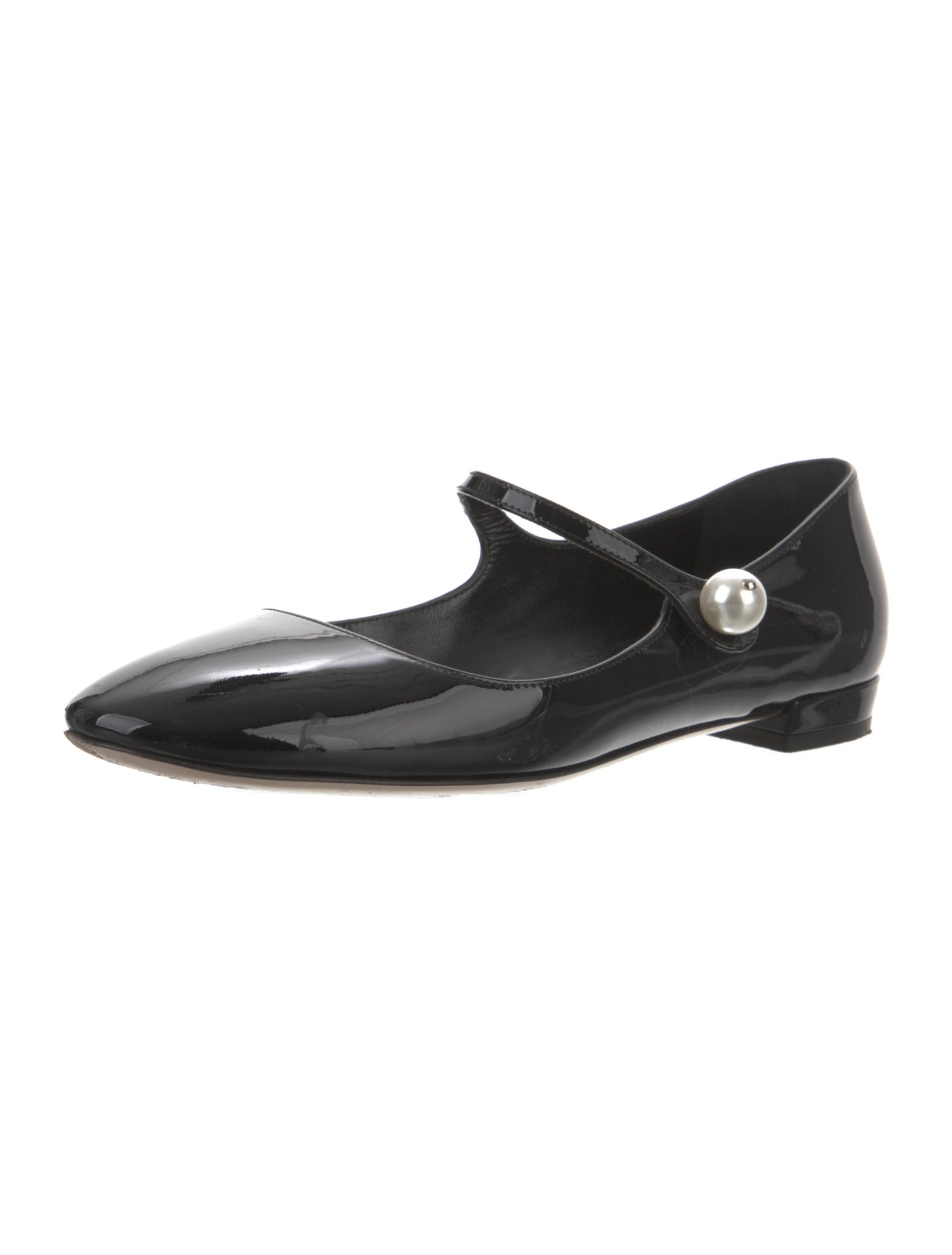 Miu Miu Patent Leather Mary Jane Flats
