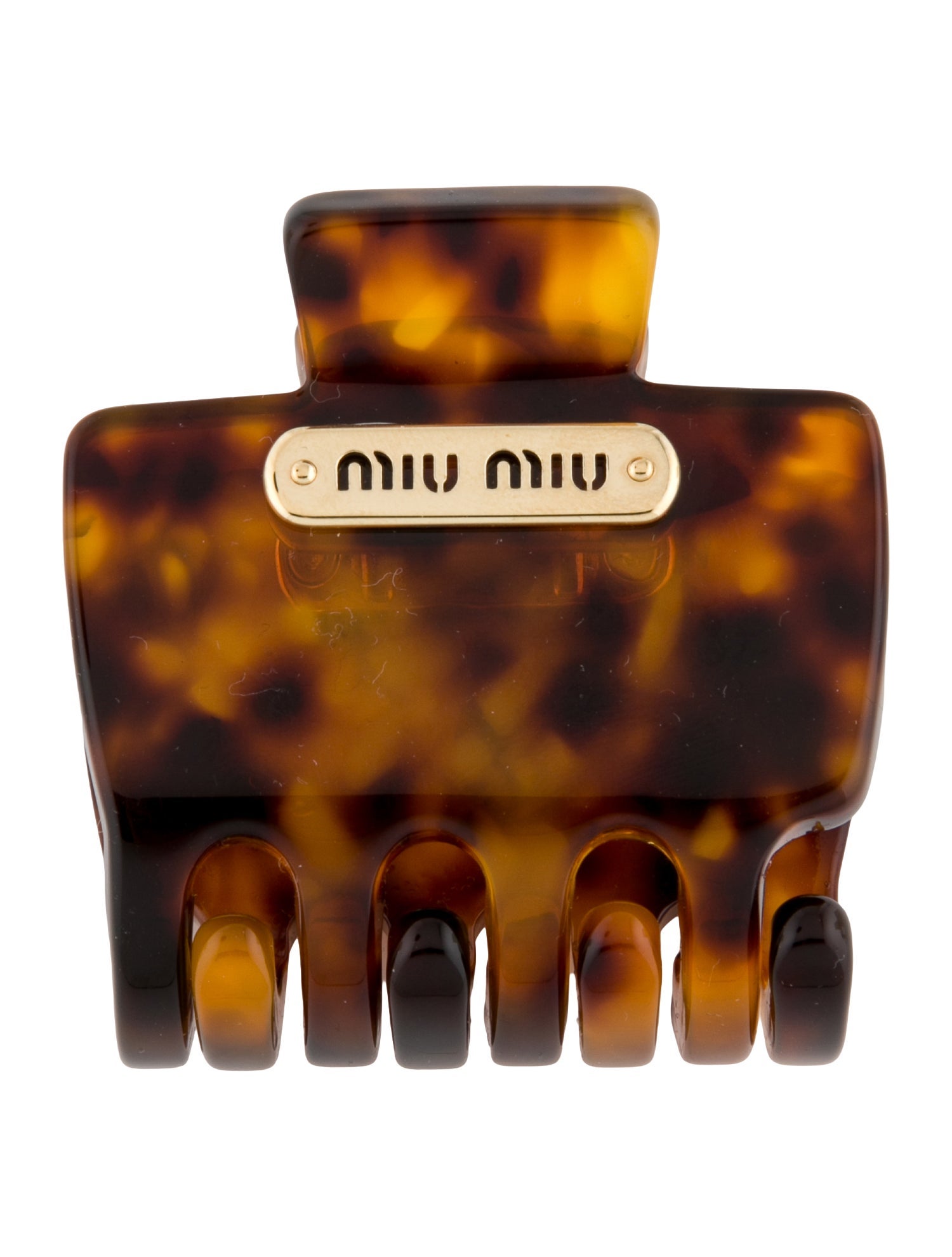 Miu Miu Patterned Claw Clip