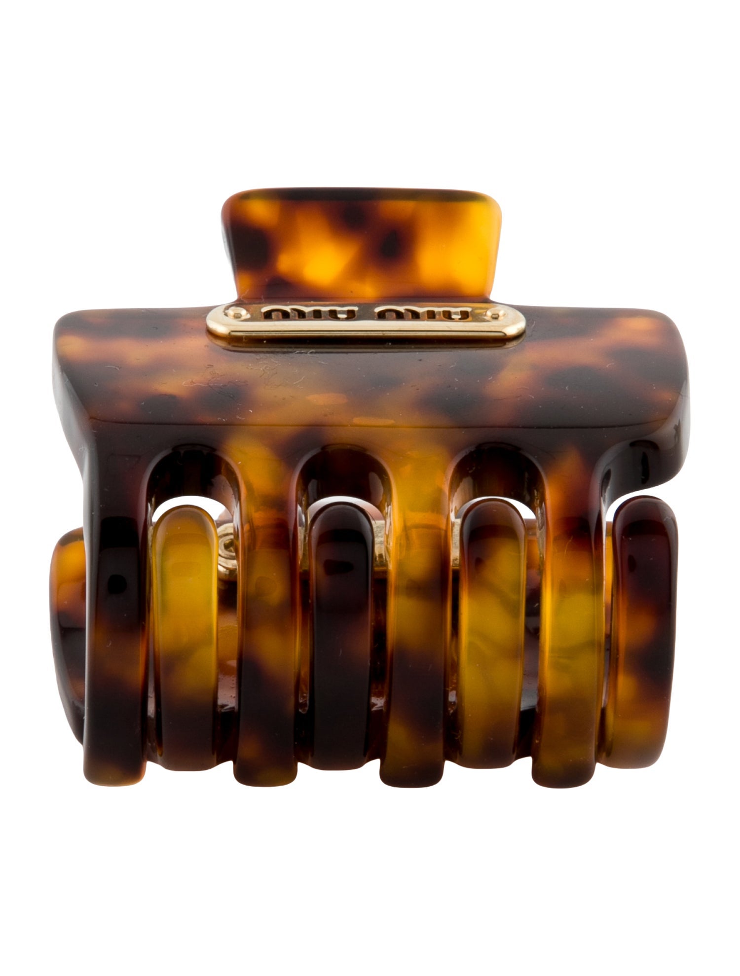 Miu Miu Patterned Claw Clip