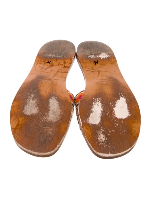 Miu Miu Leather Printed Slides