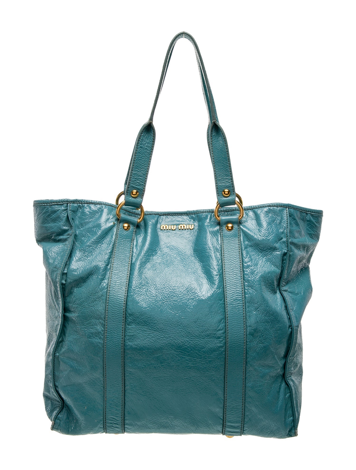 Miu Miu Patent Leather Tote