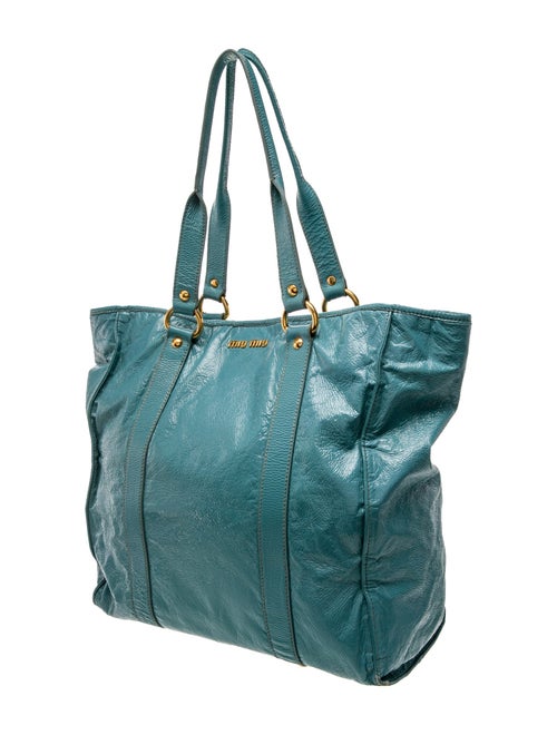 Miu Miu Patent Leather Tote