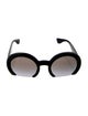 Miu Miu Oversize Gradient Sunglasses
