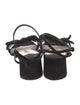 Miu Miu Suede Bow Accents Sandals