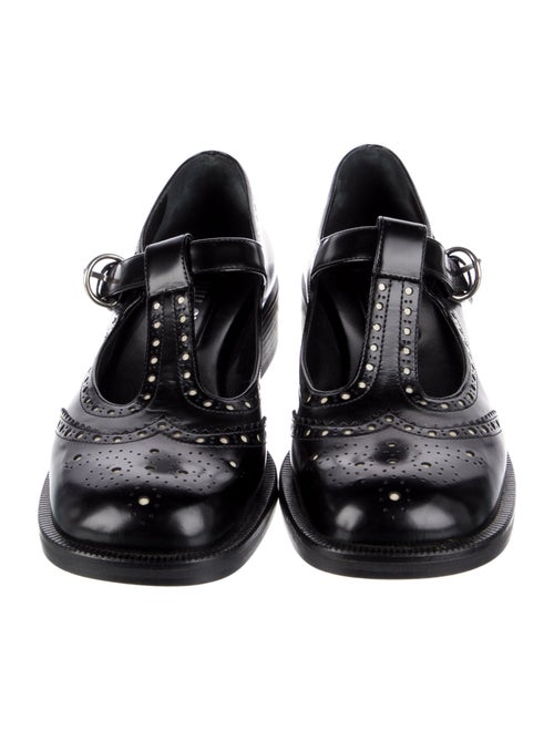 Miu Miu Leather Mary Jane Flats