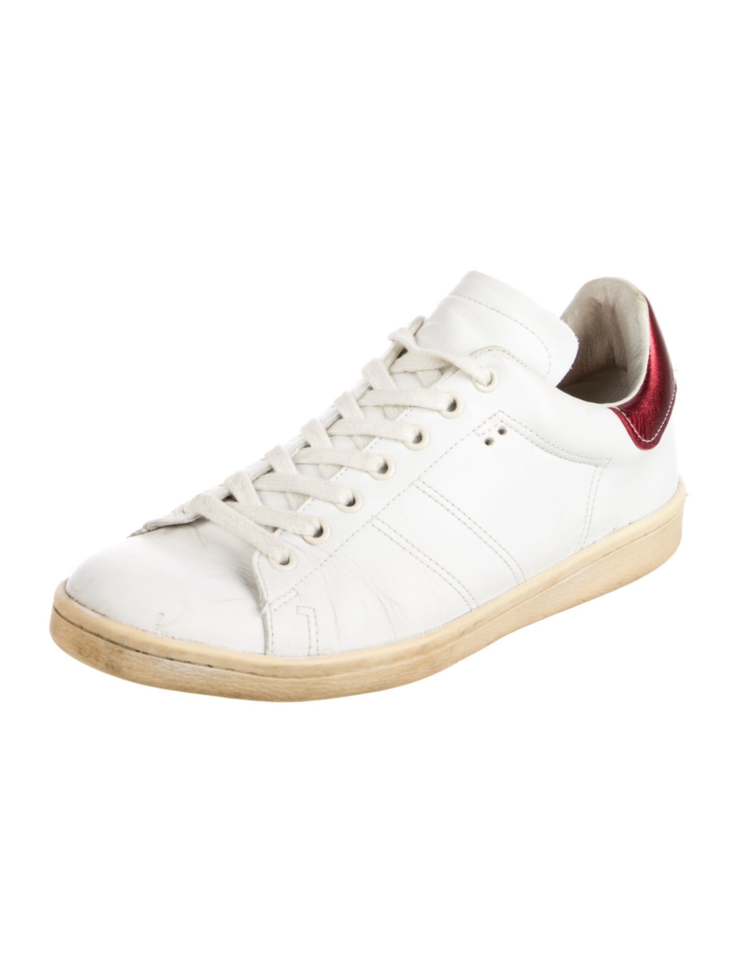 Isabel Marant Leather Lasercut Accents Gladiator Sandals