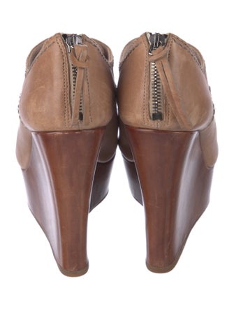 Miu Miu Leather Lace-Up Boots