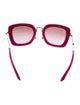Miu Miu Oversize Gradient Sunglasses