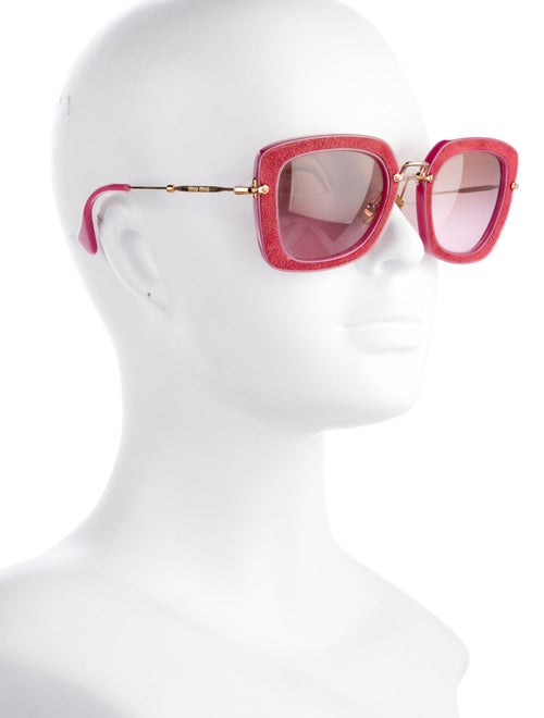 Miu Miu Oversize Gradient Sunglasses