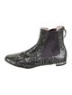 Miu Miu Glitter Crystal Embellishments Chelsea Boots