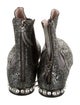 Miu Miu Glitter Crystal Embellishments Chelsea Boots