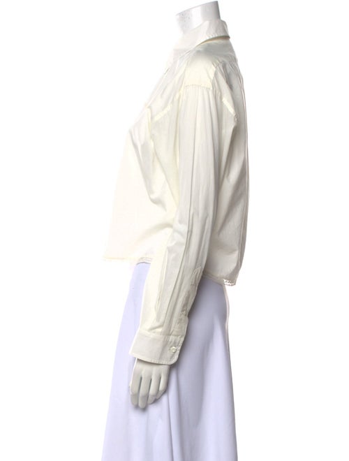 Miu Miu 2024 Long Sleeve Crop Top