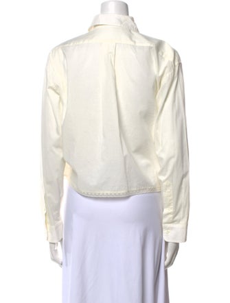 Miu Miu 2024 Long Sleeve Crop Top