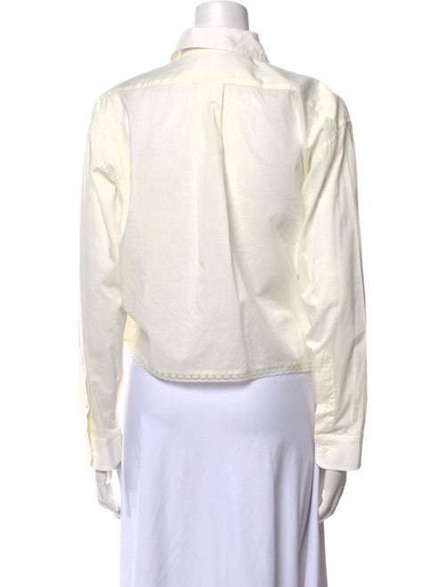 Miu Miu 2024 Long Sleeve Crop Top