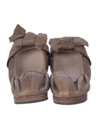 Miu Miu Leather Flats