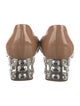 Miu Miu Patent Leather Crystal Embellishments Pumps