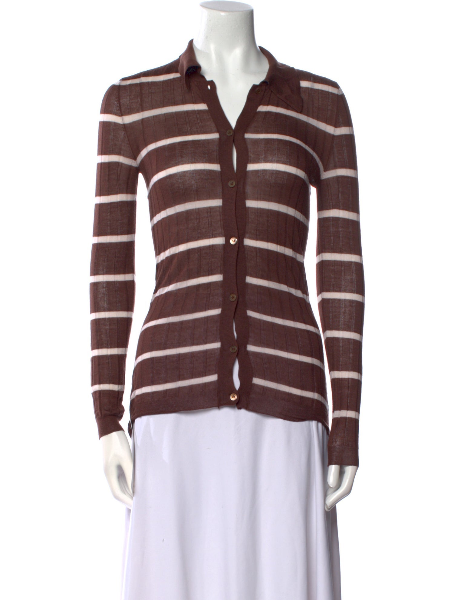 Miu Miu 2020 Cashmere Button-Up Top