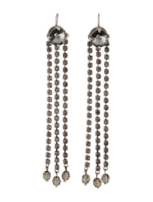 Miu Miu Crystal Drop Earrings