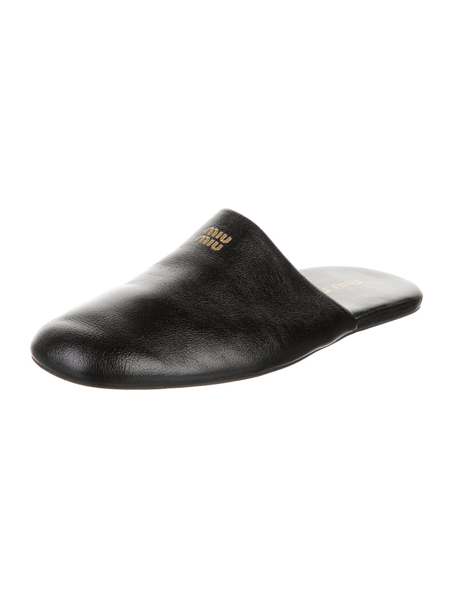 Miu Miu Leather Mules w/ Tags