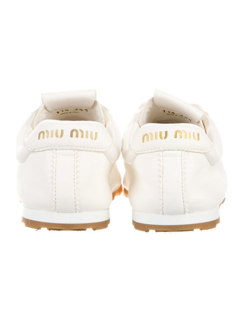 Miu Miu Leather Sneakers
