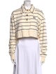 Miu Miu 2024 Striped Crop Top