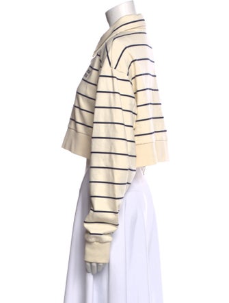 Miu Miu 2024 Striped Crop Top