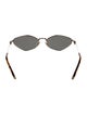 Miu Miu Cat-Eye Mirrored Sunglasses