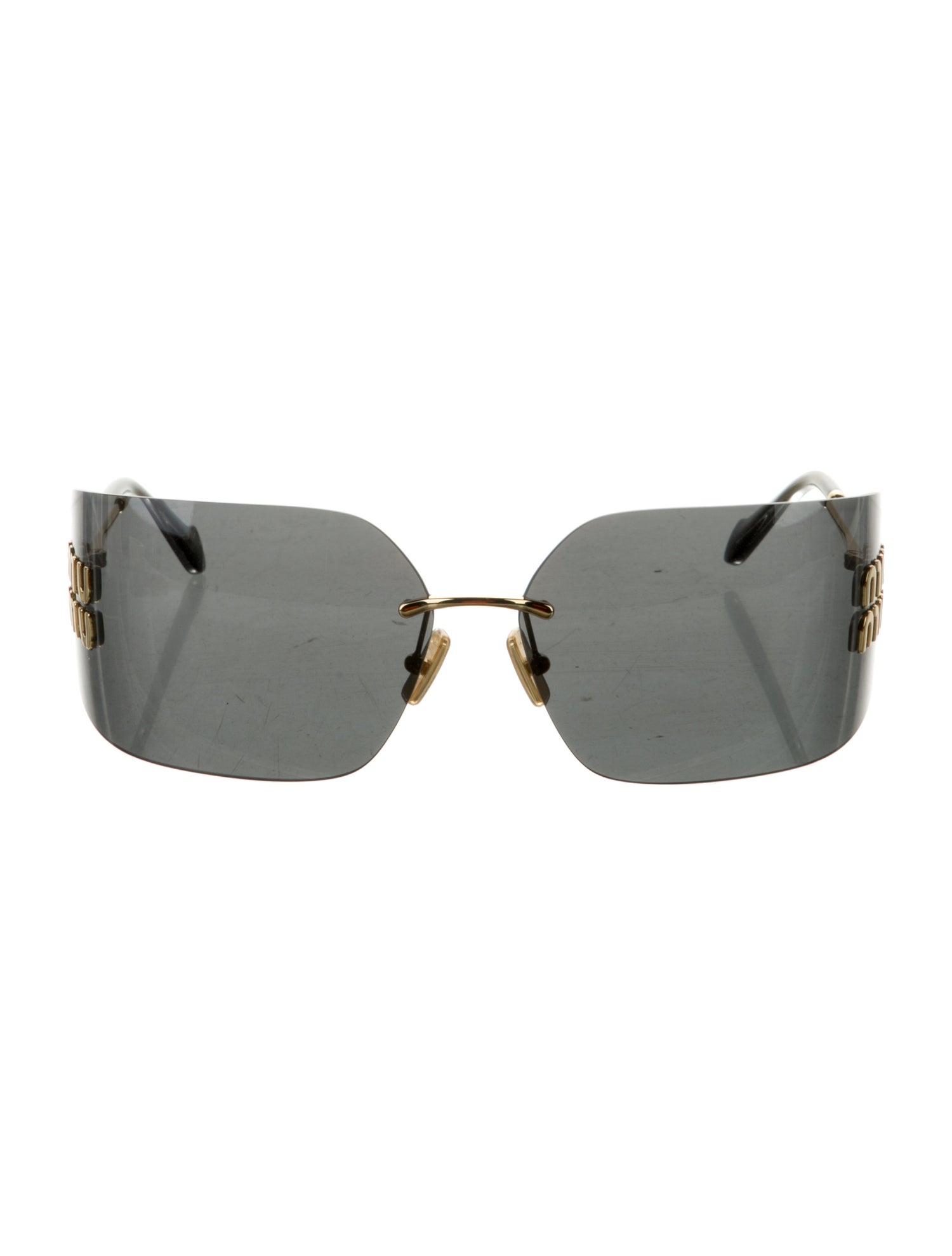 Miu Miu Oversize Tinted Sunglasses