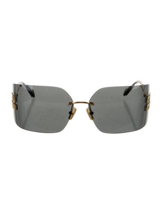 Miu Miu Oversize Tinted Sunglasses