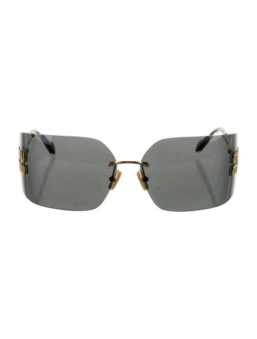 Miu Miu Oversize Tinted Sunglasses