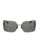 Miu Miu Oversize Tinted Sunglasses