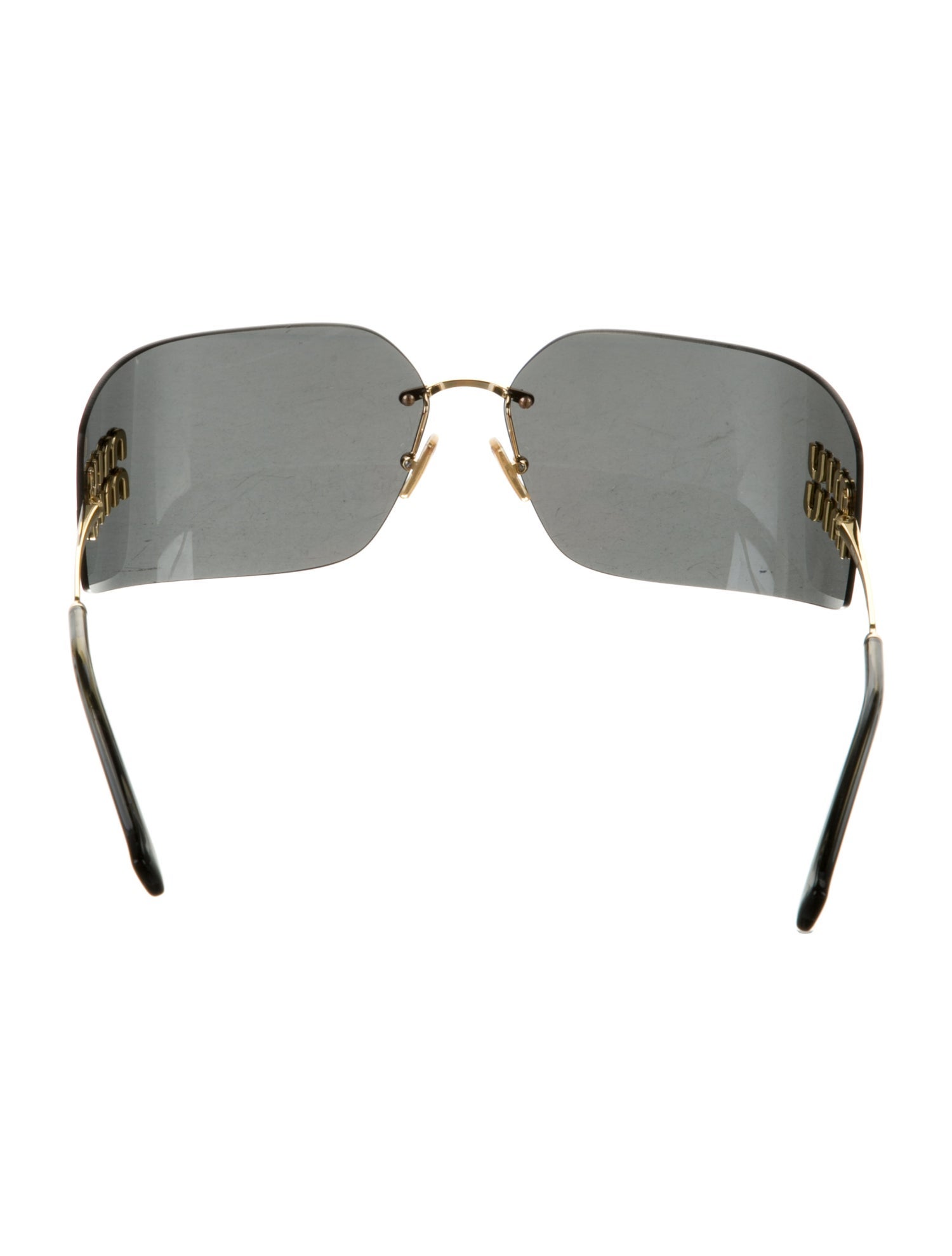 Miu Miu Oversize Tinted Sunglasses