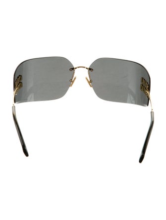 Miu Miu Oversize Tinted Sunglasses