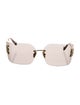 Miu Miu Square Tinted Sunglasses