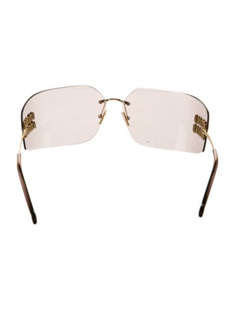 Miu Miu Square Tinted Sunglasses