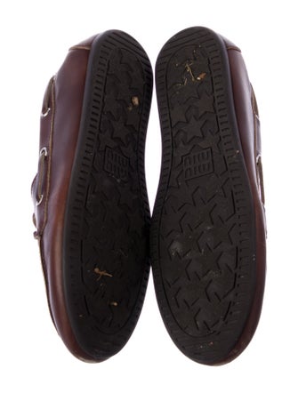 Miu Miu Leather Loafers
