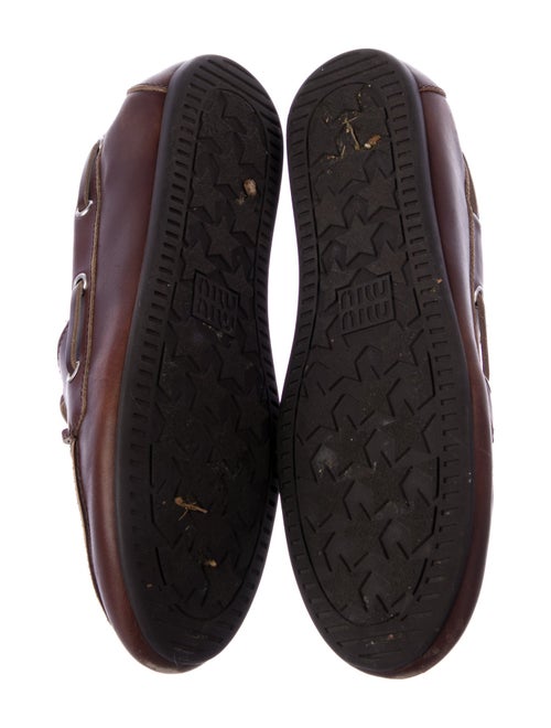 Miu Miu Leather Loafers