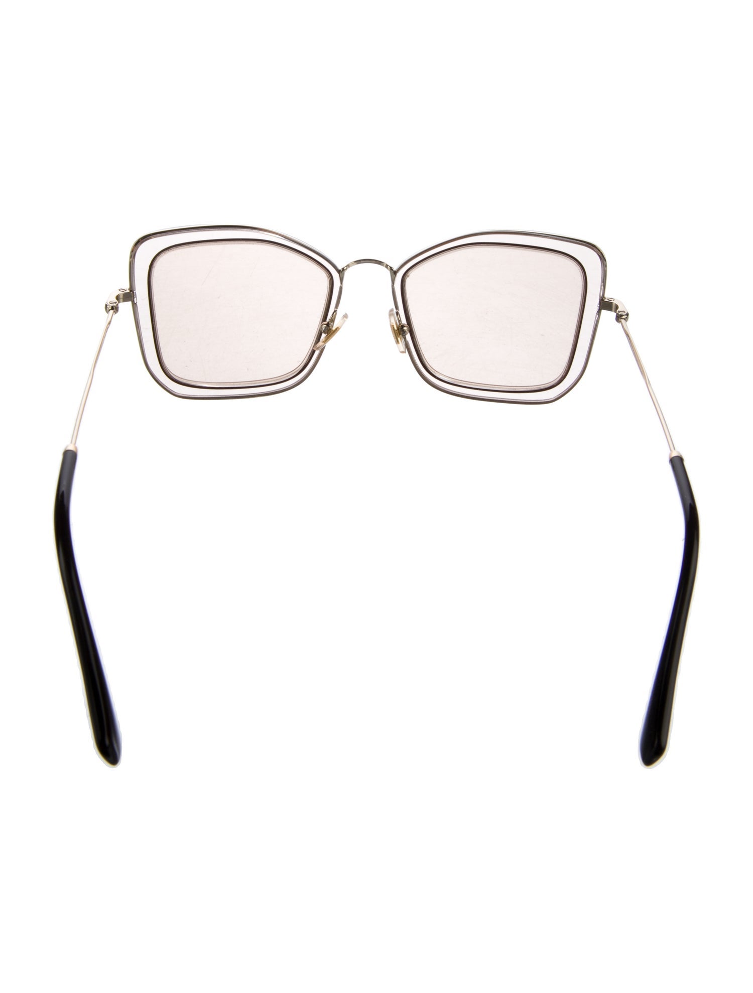 Miu Miu Square Tinted Sunglasses