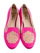 Miu Miu Crystal Embellishments Ballet Flats
