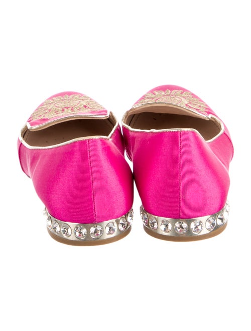 Miu Miu Crystal Embellishments Ballet Flats