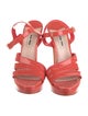 Miu Miu Patent Leather Sandals