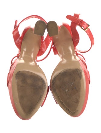 Miu Miu Patent Leather Sandals